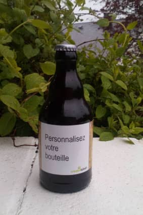 Étiquette de bière personnalisée